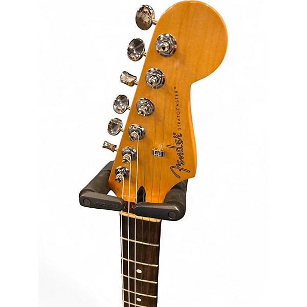 Used Fender 70TH ANNIVERSARY PLAYER STRATOCASTER Black Solid Body Electric Guitar