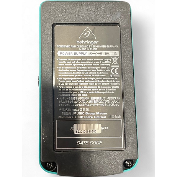 Used Behringer CS400 Compressor Sustainer Effect Pedal