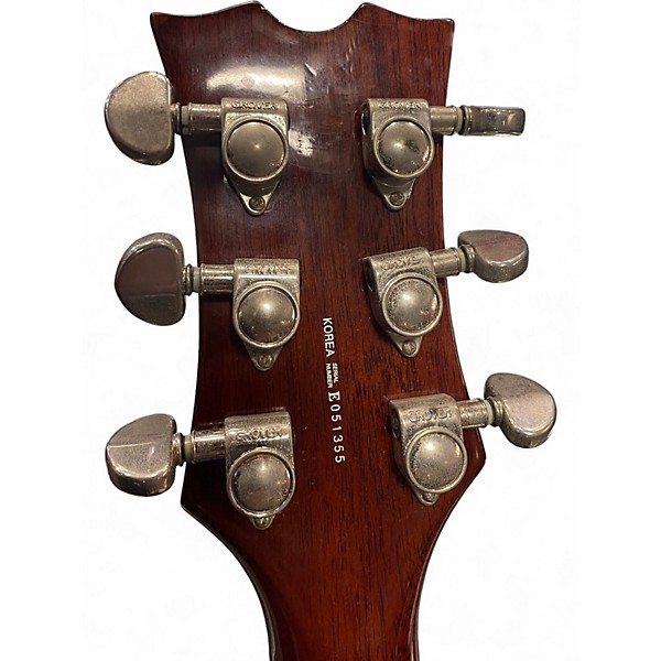 Used Dean Sarasota Trans Amber Solid Body Electric Guitar