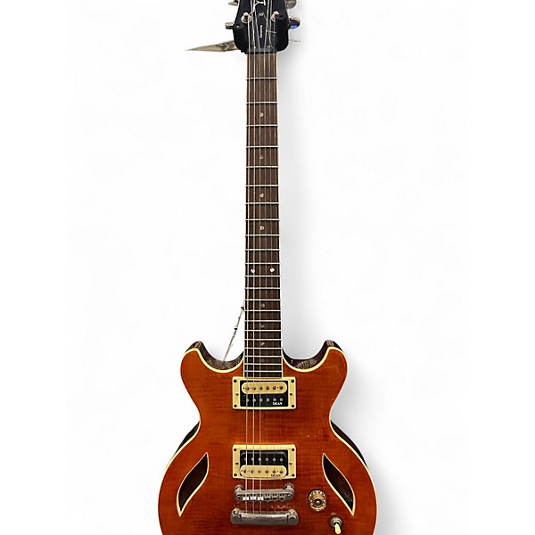Used Dean Sarasota Trans Amber Solid Body Electric Guitar