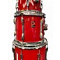 Used Premier 5 Piece ELITE CHERRY RED Drum Kit