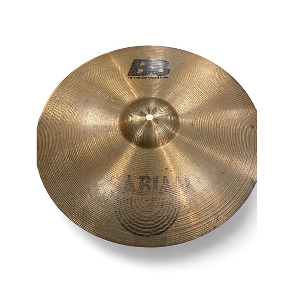 Used SABIAN 18in B8 Crash Ride Cymbal