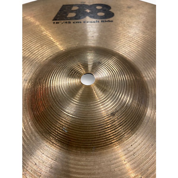 Used SABIAN 18in B8 Crash Ride Cymbal
