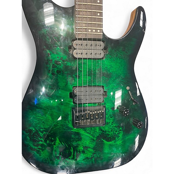 Used Schecter Guitar Research CR-6 aquaburst Solid Body Electric Guitar