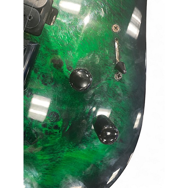 Used Schecter Guitar Research CR-6 aquaburst Solid Body Electric Guitar