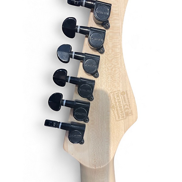 Used Schecter Guitar Research CR-6 aquaburst Solid Body Electric Guitar