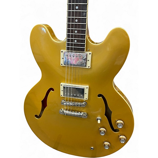 Used Epiphone ES335 Gold Hollow Body Electric Guitar