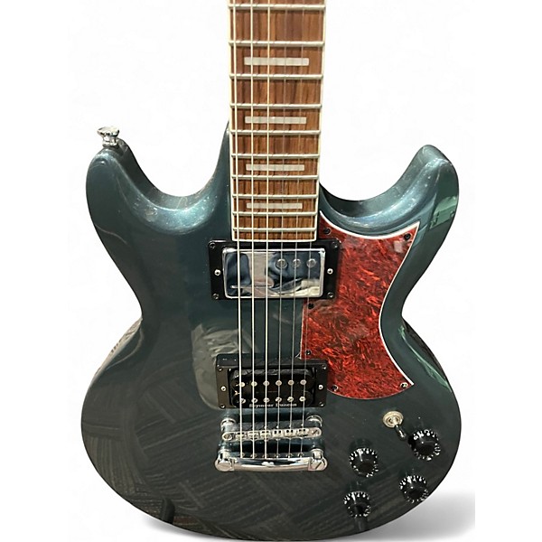 Used Ibanez AX120 Green Solid Body Electric Guitar