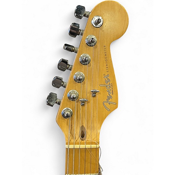Vintage 1995 Fender Standard Stratocaster 2 Color Sunburst Solid Body Electric Guitar