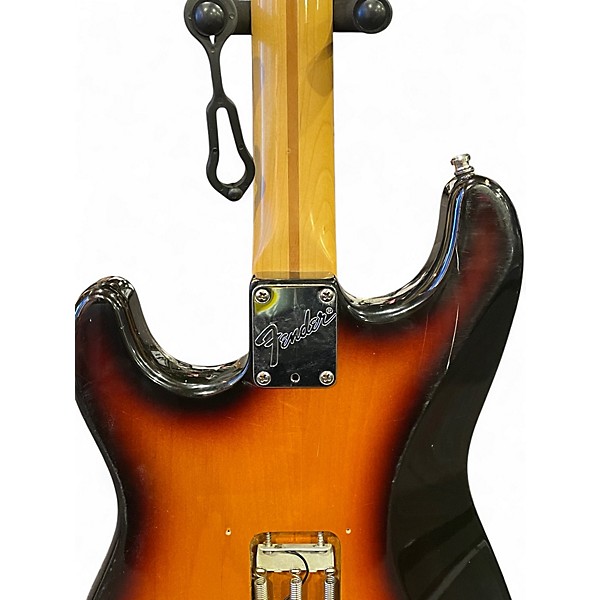 Vintage 1995 Fender Standard Stratocaster 2 Color Sunburst Solid Body Electric Guitar