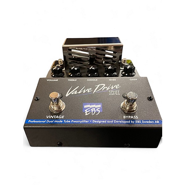 Used EBS ValveDrive Pro Dual Mode Tube Overdrive Tube Bass Preamp