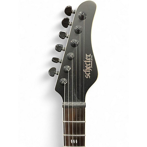 Used Schecter Guitar Research PT SLS EVIL TWIN Black Solid Body Electric Guitar
