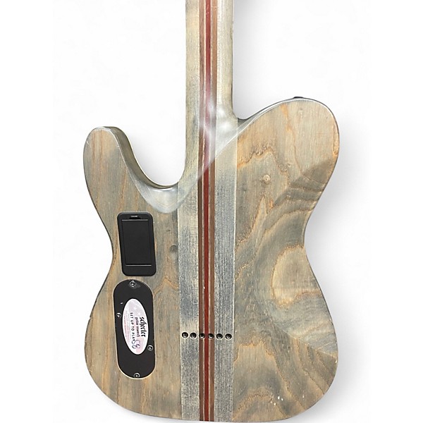 Used Schecter Guitar Research PT SLS EVIL TWIN Black Solid Body Electric Guitar