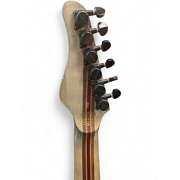 Used Schecter Guitar Research PT SLS EVIL TWIN Black Solid Body Electric Guitar