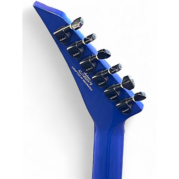 Used Jackson SLX SOLOIST LIGHTNING BLUE Solid Body Electric Guitar