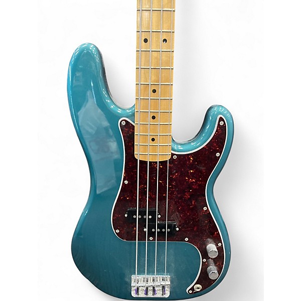 Used Fender Player Precision Bass Ocean Turquoise Electric Bass Guitar