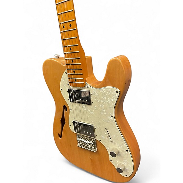 Used Squier Classic Vibe 70s Thinline Telecaster Natural Hollow Body Electric Guitar