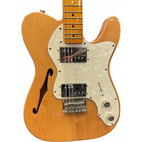 Used Squier Classic Vibe 70s Thinline Telecaster Natural Hollow Body Electric Guitar