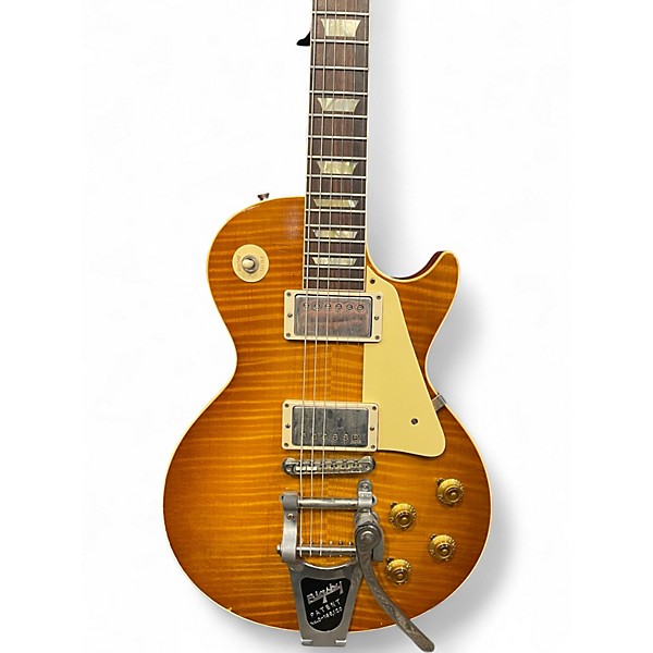 Used Gibson Murphy Lab 1959 Light Aged With Bigsby Dirty Lemon Burst Solid Body Electric Guitar