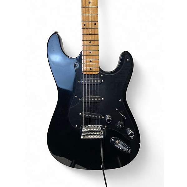 Used Harmony H80T Black Solid Body Electric Guitar