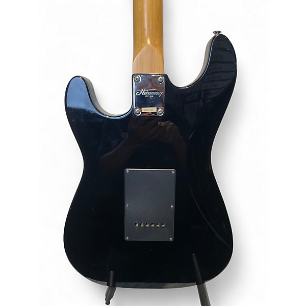 Used Harmony H80T Black Solid Body Electric Guitar