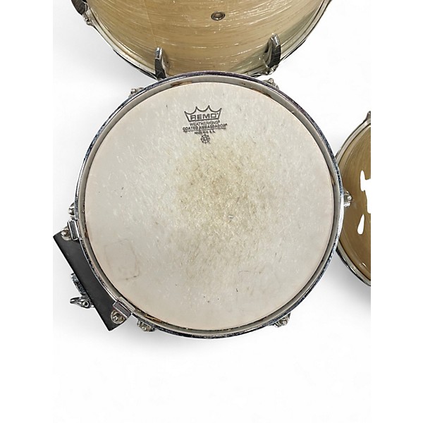 Used 2000s Pearl 6 Piece EXPORT SERIES DRUMS Pearl White Drum Kit