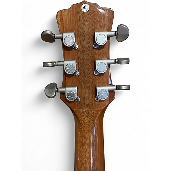 Used Luna Flora Rose Natural Acoustic Electric Guitar
