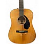 Used Fender CD60 Dreadnought Natural Acoustic Guitar