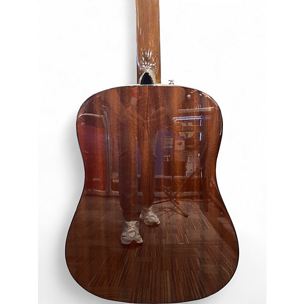 Used Fender CD60 Dreadnought Natural Acoustic Guitar