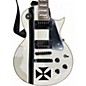 Used ESP LTD James Hetfield Signature Iron Cross Arctic White Solid Body Electric Guitar