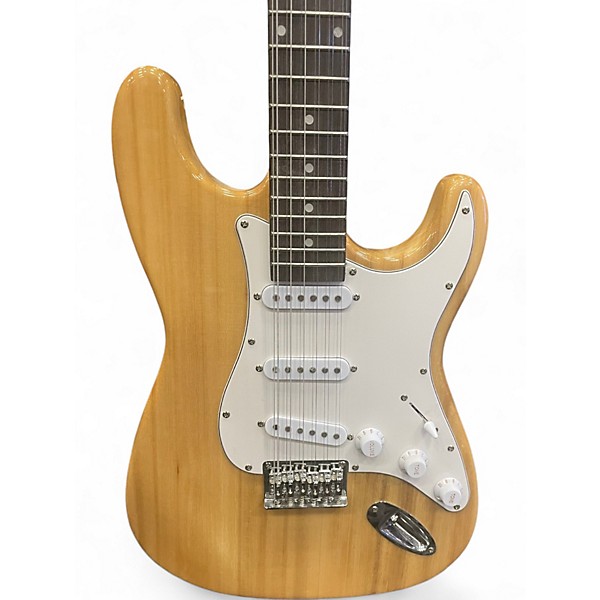 Used Cozart 12 strat Natural Solid Body Electric Guitar
