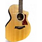 Used Taylor 114CE Natural Acoustic Electric Guitar
