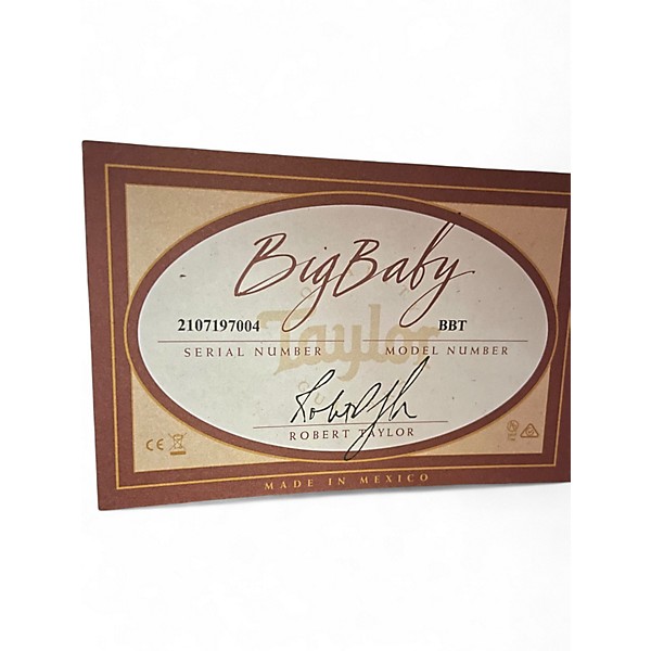 Used Taylor BBT Big Baby Natural Acoustic Guitar