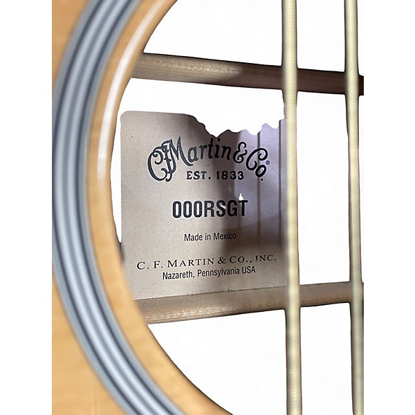 Used Martin 000RSGT Natural Acoustic Guitar