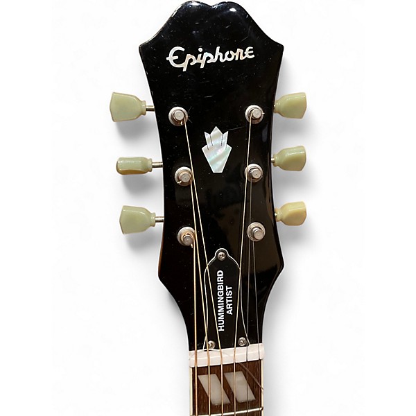 Used Epiphone humingbird artist Dakota Red Acoustic Guitar