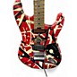 Used 2021 EVH Striped Series Frankie striped Solid Body Electric Guitar