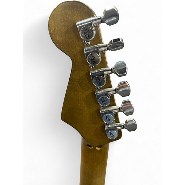 Used 2021 EVH Striped Series Frankie striped Solid Body Electric Guitar