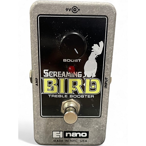 Used Electro-Harmonix Screaming Bird Treble Booster Effect Pedal
