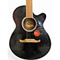 Used Fender FA135CE Concert Black Acoustic Electric Guitar