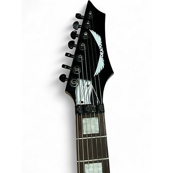 Used Dean Michael Batio Mab7 7-String Warrior Black Solid Body Electric Guitar