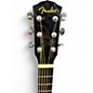 Used Fender CD60 Dreadnought Black Acoustic Guitar
