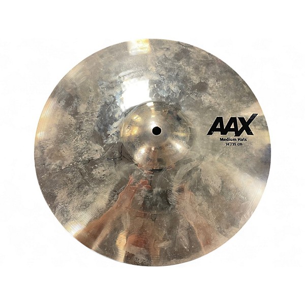 Used SABIAN 14in AAX Medium Hi Hats Pair Cymbal