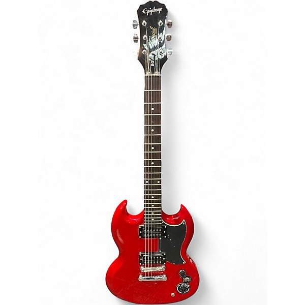 Used Epiphone SG Special Bolt On Red Solid Body Electric Guitar