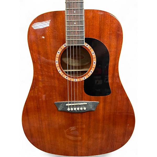 Used Washburn WD100DL Mahogany Acoustic Guitar