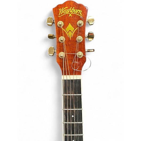 Used Washburn WD100DL Mahogany Acoustic Guitar