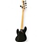 Used Squier Contemporary Active Jazz Bass HH V Black Electric Bass Guitar
