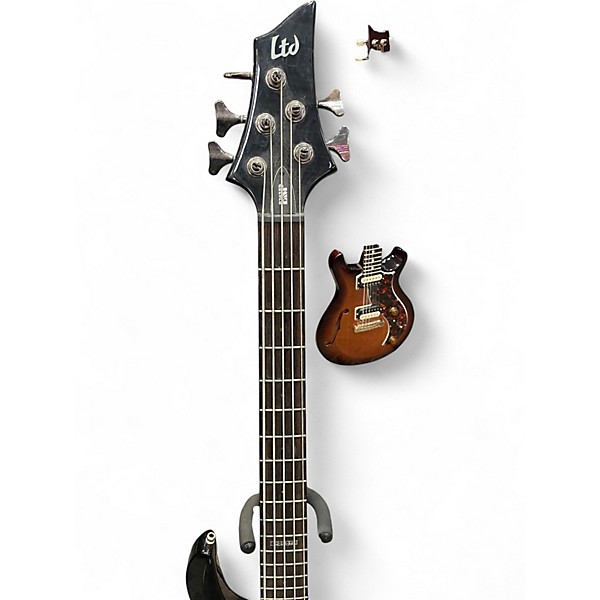 Used ESP LTD B305FM 5 String Black Electric Bass Guitar