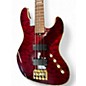 Used ESP LTD J1004 Quilted Red Electric Bass Guitar