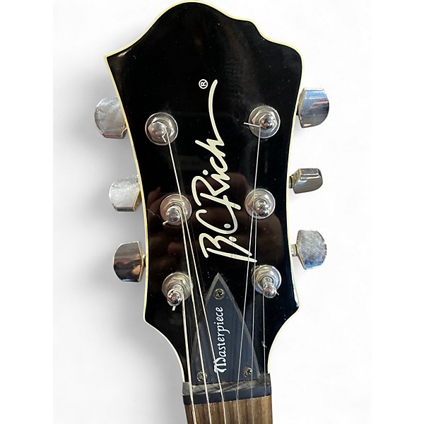 Used B.C. Rich Masterpiece Mockingbird Black Solid Body Electric Guitar