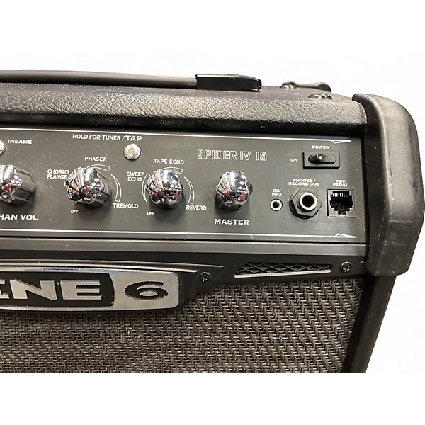 Used Line 6 Spider IV 15W 1X8 Guitar Combo Amp
